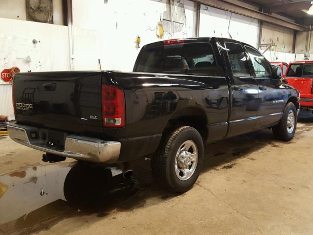 3D7KA28C94G184376 - 2004 DODGE RAM 2500 S BLACK photo 4