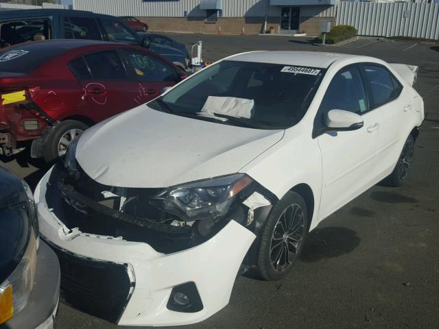 5YFBURHEXEP165729 - 2014 TOYOTA COROLLA L WHITE photo 2