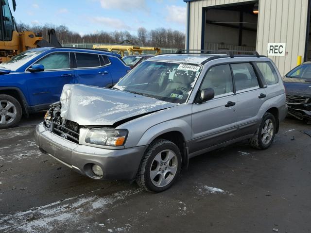 JF1SG65693H737715 - 2003 SUBARU FORESTER 2 SILVER photo 2