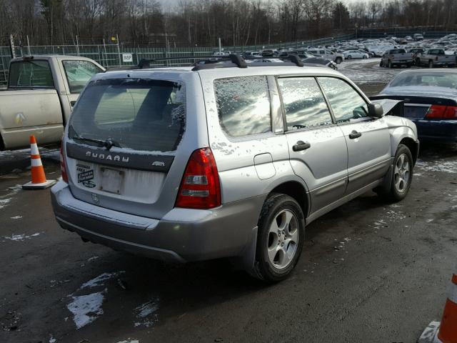 JF1SG65693H737715 - 2003 SUBARU FORESTER 2 SILVER photo 4