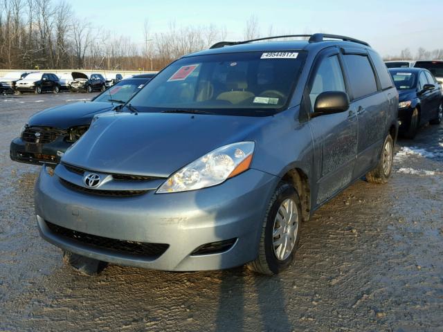 5TDZA23C96S437314 - 2006 TOYOTA SIENNA CE BLUE photo 2