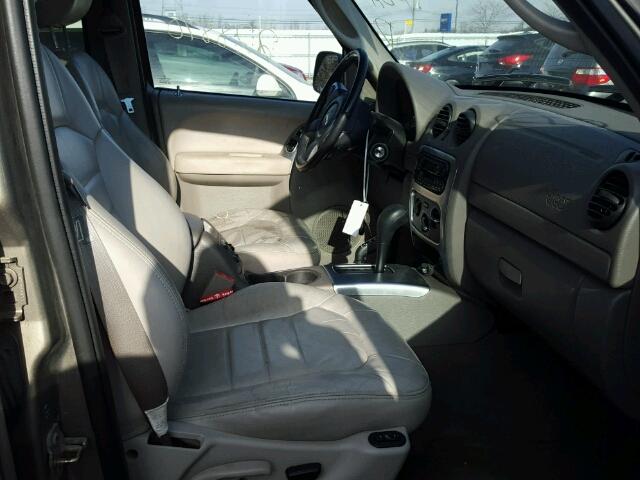 1J4GL58K63W725560 - 2003 JEEP LIBERTY LI BEIGE photo 5