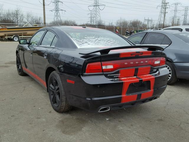 2C3CDXDT2DH591100 - 2013 DODGE CHARGER R/ BLACK photo 3