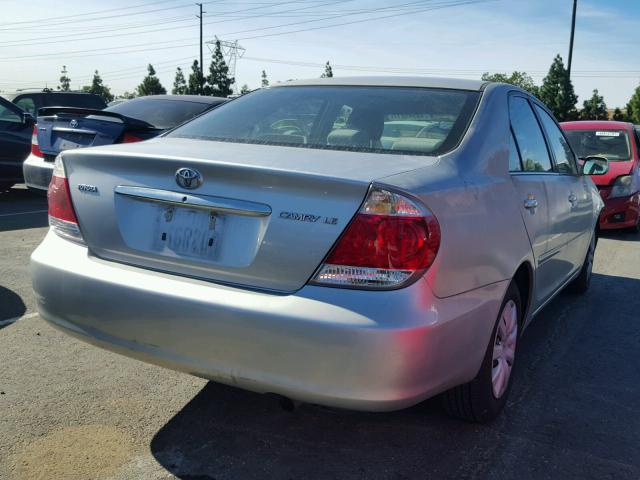 4T1BE32K96U673537 - 2006 TOYOTA CAMRY LE SILVER photo 4
