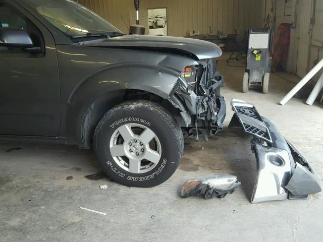 1N6AD07U97C430603 - 2007 NISSAN FRONTIER C GRAY photo 9