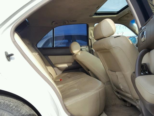 JNKBY31A5YM700884 - 2000 INFINITI Q45 BASE WHITE photo 6