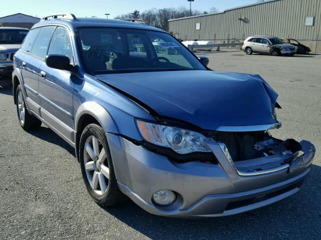 4S4BP61C987307133 - 2008 SUBARU OUTBACK 2. BLUE photo 1