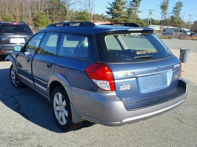 4S4BP61C987307133 - 2008 SUBARU OUTBACK 2. BLUE photo 3