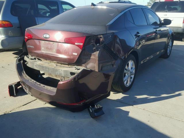 5XXGM4A75DG099621 - 2013 KIA OPTIMA LX MAROON photo 4