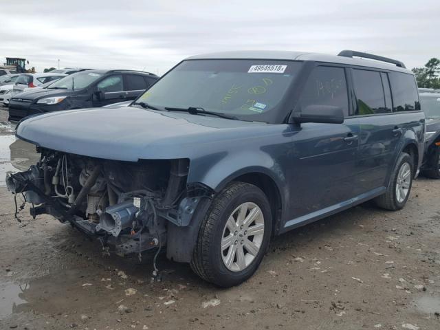 2FMGK5BCXABA47108 - 2010 FORD FLEX SE BLUE photo 2