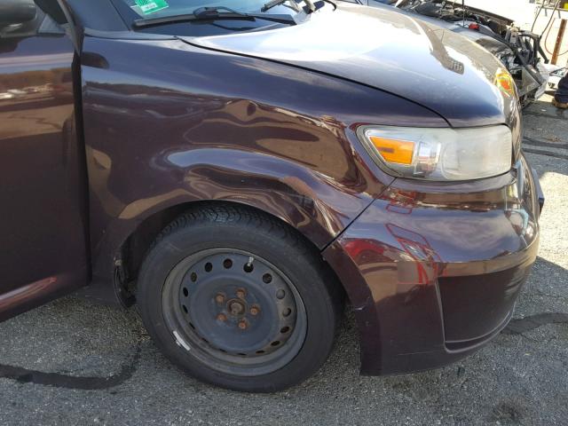 JTLKE50E581049949 - 2008 TOYOTA SCION XB Күлгін фото 9