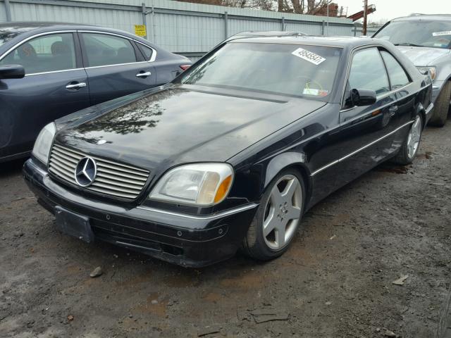 WDBGA70G3XA408593 - 1999 MERCEDES-BENZ CL 500 BLACK photo 2