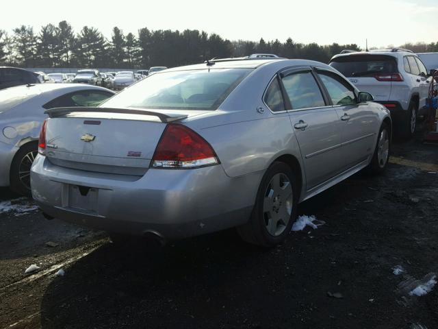 2G1WD57C591142074 - 2009 CHEVROLET IMPALA SS SILVER photo 4