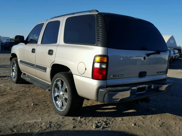 1GNEC13V55R244277 - 2005 CHEVROLET TAHOE C150 GOLD photo 3