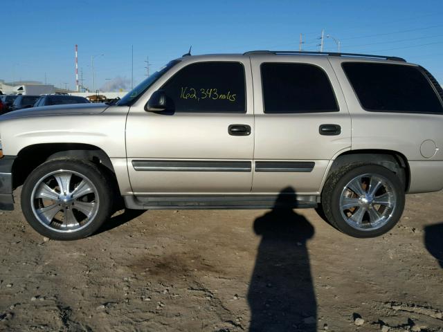 1GNEC13V55R244277 - 2005 CHEVROLET TAHOE C150 GOLD photo 9