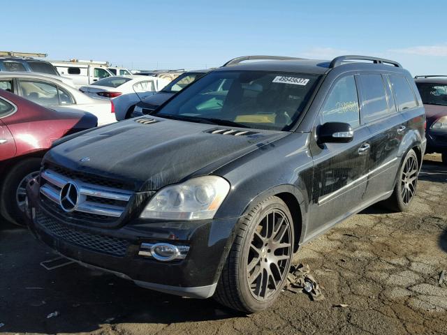 4JGBF71E97A173512 - 2007 MERCEDES-BENZ GL 450 4MA BLACK photo 2