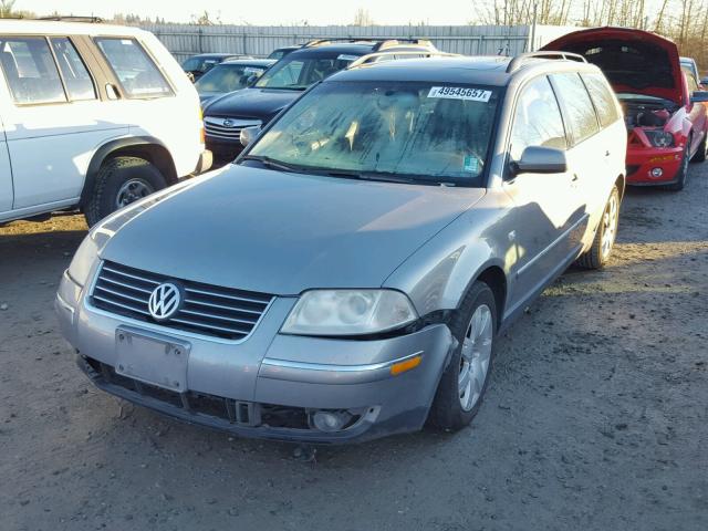 WVWWH63B93E404554 - 2003 VOLKSWAGEN PASSAT GLX GRAY photo 2