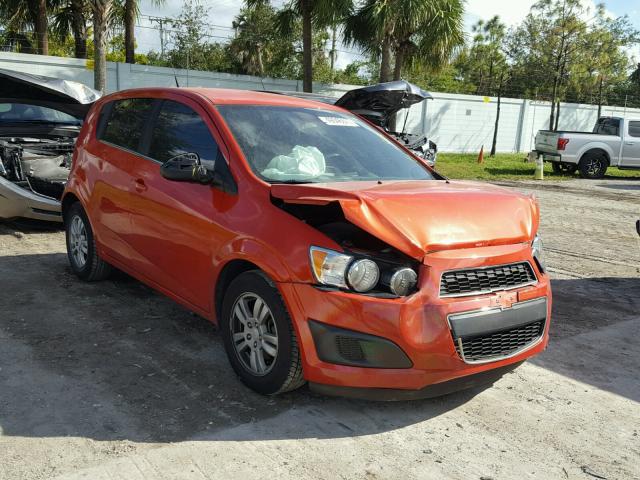 1G1JC6SHXC4167506 - 2012 CHEVROLET SONIC LT ORANGE photo 1