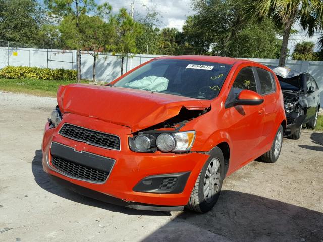 1G1JC6SHXC4167506 - 2012 CHEVROLET SONIC LT ORANGE photo 2