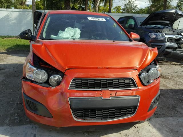 1G1JC6SHXC4167506 - 2012 CHEVROLET SONIC LT ORANGE photo 7