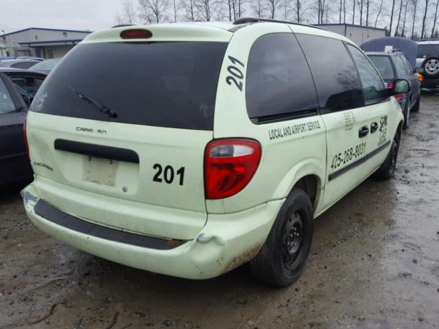 1D4GP25R46B728725 - 2006 DODGE CARAVAN SE GREEN photo 4