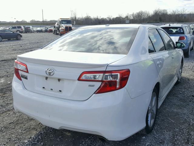 4T1BF1FK4CU572560 - 2012 TOYOTA CAMRY BASE WHITE photo 4