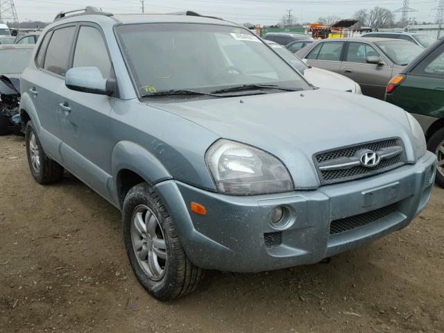 KM8JN12D06U350141 - 2006 HYUNDAI TUCSON GLS BLUE photo 1