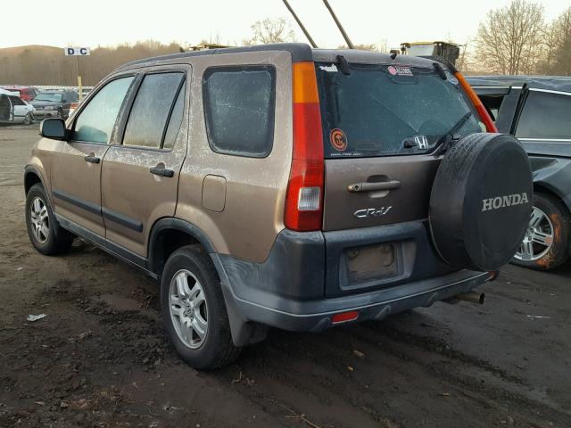 JHLRD78862C074767 - 2002 HONDA CR-V EX BROWN photo 3