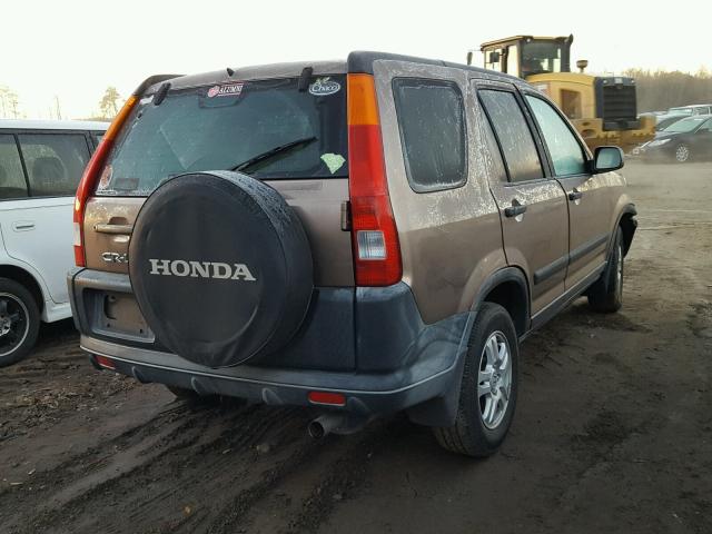 JHLRD78862C074767 - 2002 HONDA CR-V EX BROWN photo 4