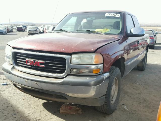 1GTEK19TXXE508637 - 1999 GMC NEW SIERRA BROWN photo 2