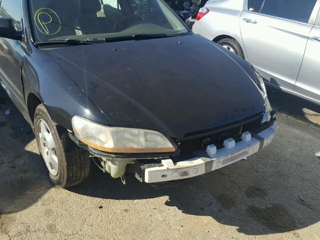 1HGCG16581A012301 - 2001 HONDA ACCORD EX BLACK photo 9