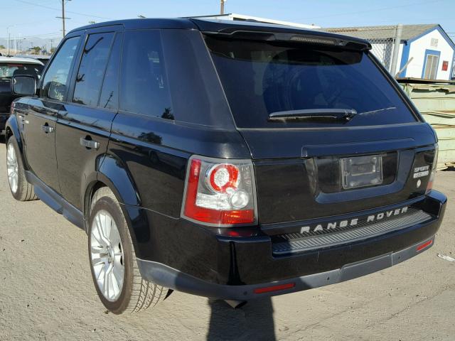 SALSK2D47BA283904 - 2011 LAND ROVER RANGE ROVE BLACK photo 3