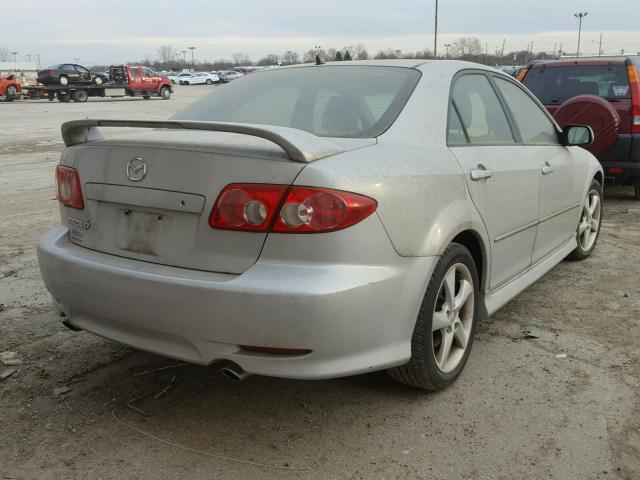 1YVHP80C245N11266 - 2004 MAZDA 6 I SILVER photo 4