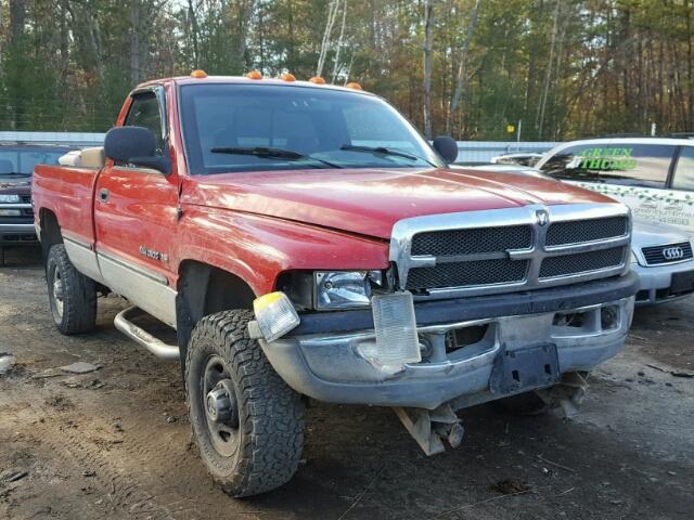 3B7KF26Z7XM587040 - 1999 DODGE RAM 2500 RED photo 1