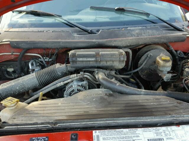 3B7KF26Z7XM587040 - 1999 DODGE RAM 2500 RED photo 7