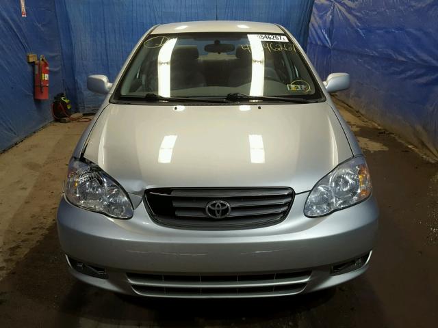 JTDBR32E232014127 - 2003 TOYOTA COROLLA CE SILVER photo 9