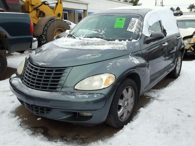 3C4FY58B44T206968 - 2004 CHRYSLER PT CRUISER GREEN photo 2