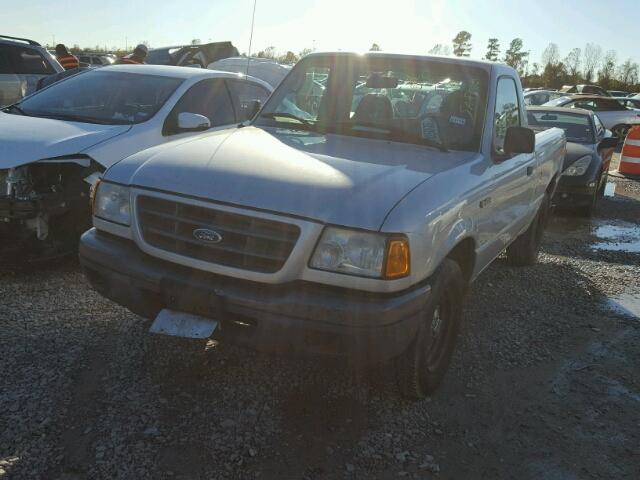 1FTYR10D93PB02233 - 2003 FORD RANGER SILVER photo 2