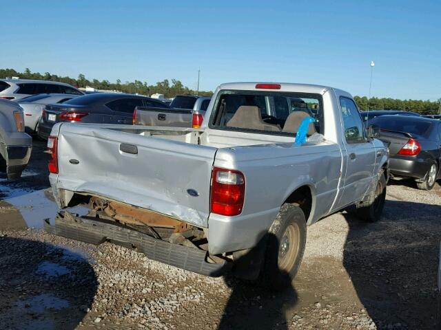 1FTYR10D93PB02233 - 2003 FORD RANGER SILVER photo 4