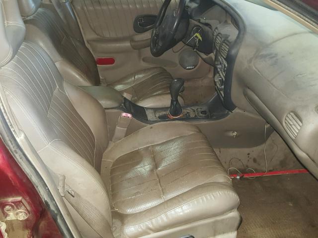 1G2WP52K92F213275 - 2002 PONTIAC GRAND PRIX MAROON photo 5