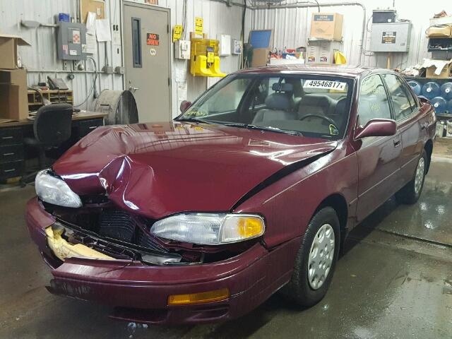 4T1BG12K5TU759941 - 1996 TOYOTA CAMRY DX BURGUNDY photo 2