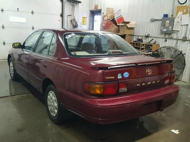 4T1BG12K5TU759941 - 1996 TOYOTA CAMRY DX BURGUNDY photo 3