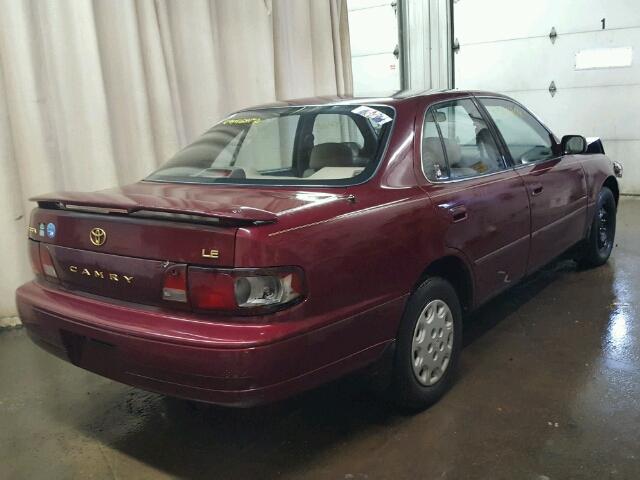 4T1BG12K5TU759941 - 1996 TOYOTA CAMRY DX BURGUNDY photo 4