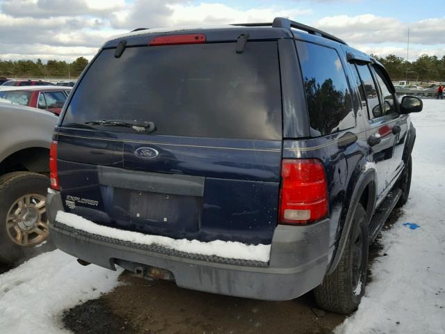 1FMZU72K73UA54584 - 2003 FORD EXPLORER X BLUE photo 4