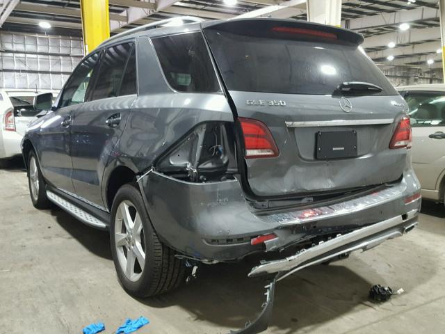 4JGDA5HBXJB113439 - 2018 MERCEDES-BENZ GLE 350 4M GRAY photo 3