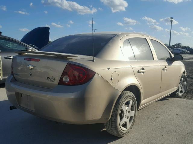 1G1AK55F467797709 - 2006 CHEVROLET COBALT LS TAN photo 4