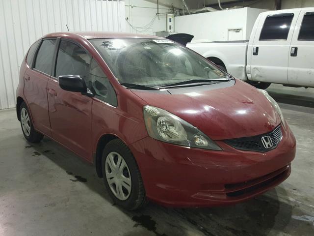 JHMGE8H37BS008504 - 2011 HONDA FIT RED photo 1