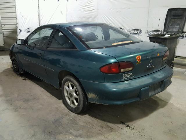 1G1JC1246X7307605 - 1999 CHEVROLET CAVALIER B GREEN photo 3