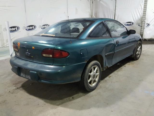 1G1JC1246X7307605 - 1999 CHEVROLET CAVALIER B GREEN photo 4