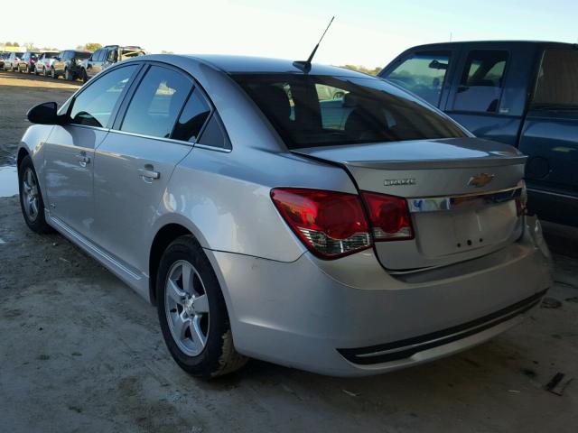 1G1PC5SB4E7474221 - 2014 CHEVROLET CRUZE LT SILVER photo 3